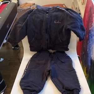 Burberry infant sweat set size 12m